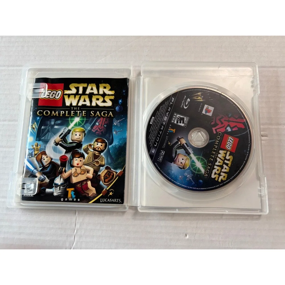 LEGO Star Wars The Complete Saga Sony PlayStation 3 2007 PS3 Game CIB manual